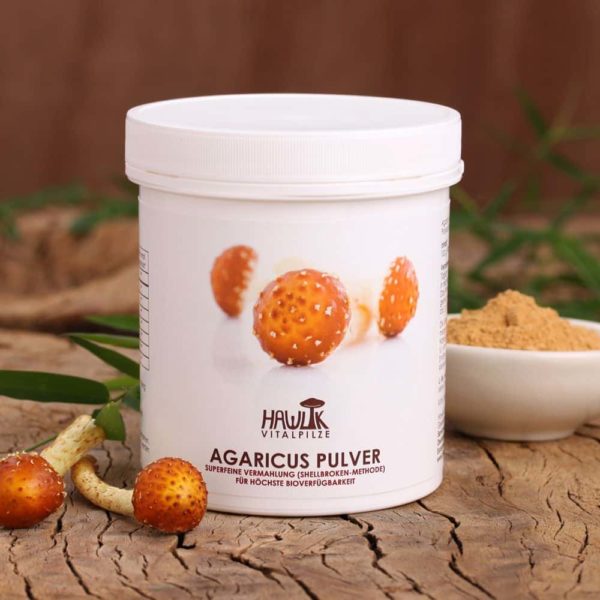 Agaricus Pulver 100g vitalpilze