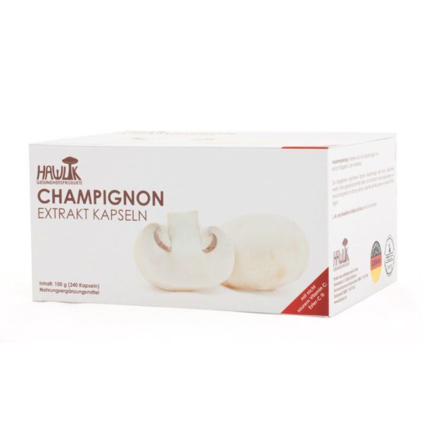 champignon extrakt 240 kapseln vitalpilze hawlik