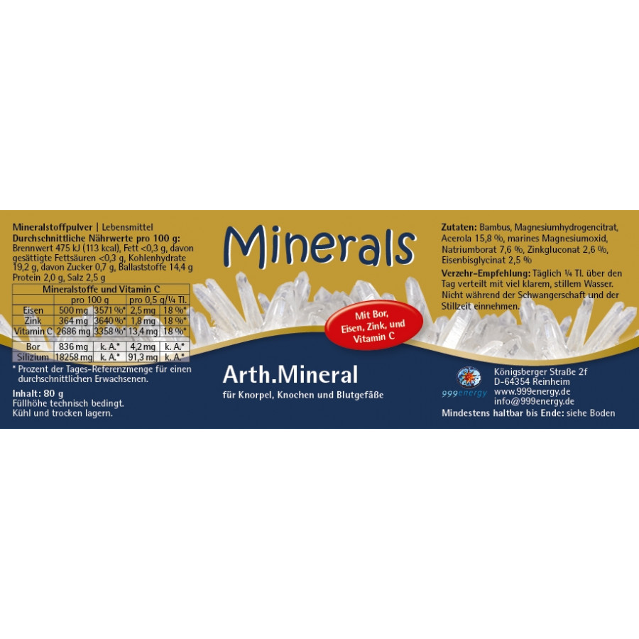 Arth.Mineral, 200g Pulver – Bild 2
