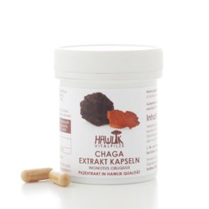 chaga extrakt 60 kapseln vitalpilze hawlik