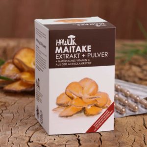 maitake vitalpilze extrakt plus pulverkapseln 120 stück