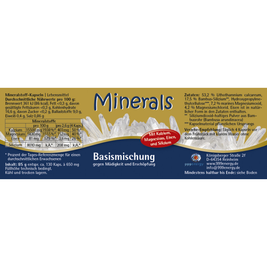 Minerals Basismischung, 2 x 85g Doppelpack – Bild 4