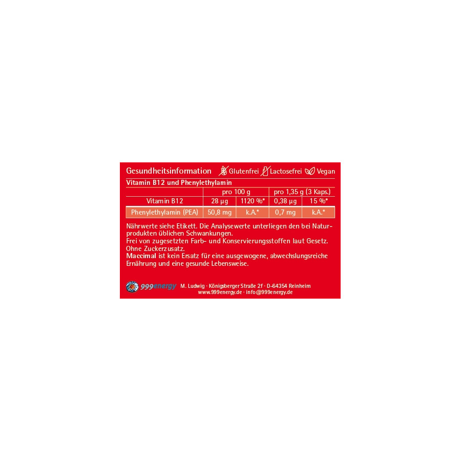 MOUNT SHASTA MACCIMAL 13,5g, ca. 30 Kapseln – Bild 4