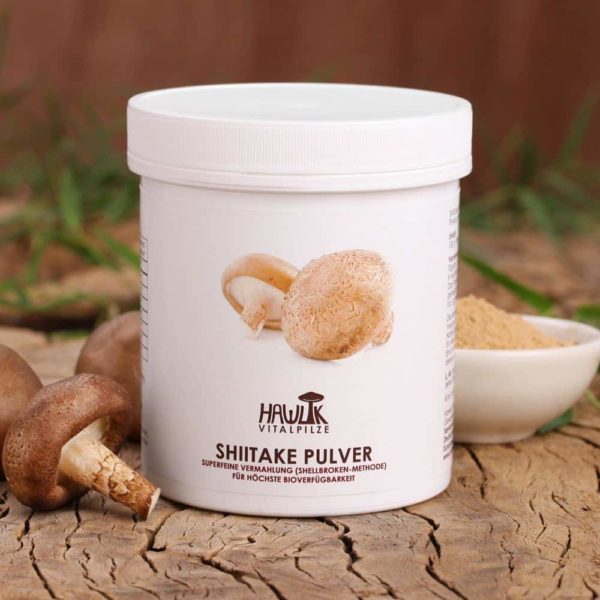 siitake pulver 100g vitalpilze hawlik